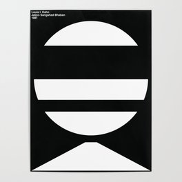Architecture / Louis Kahn Poster