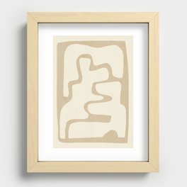 Modern Abstract Shapes 20 Recessed Framed Print