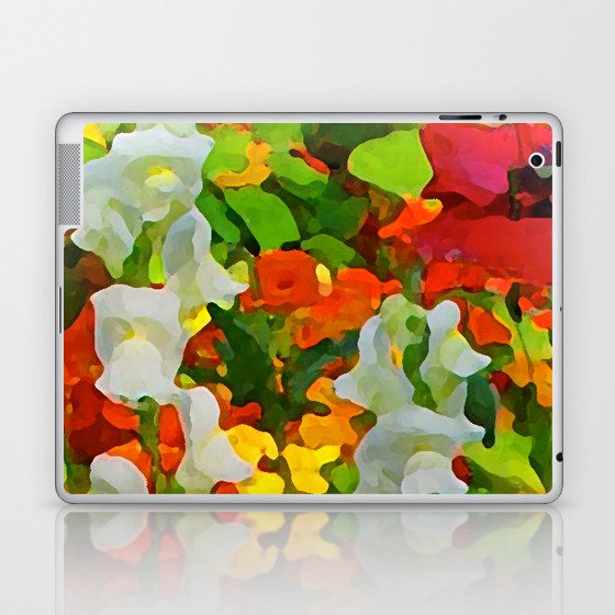 Colorful Flower Garden Laptop & iPad Skin