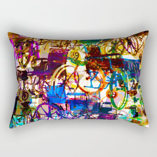 WHEELS2 Rectangular Pillow