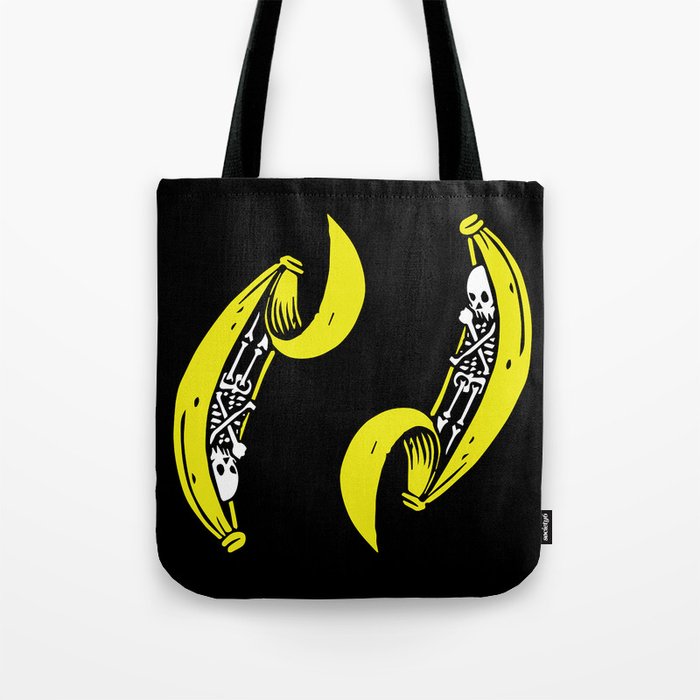 Banana Skeleton Tote Bag