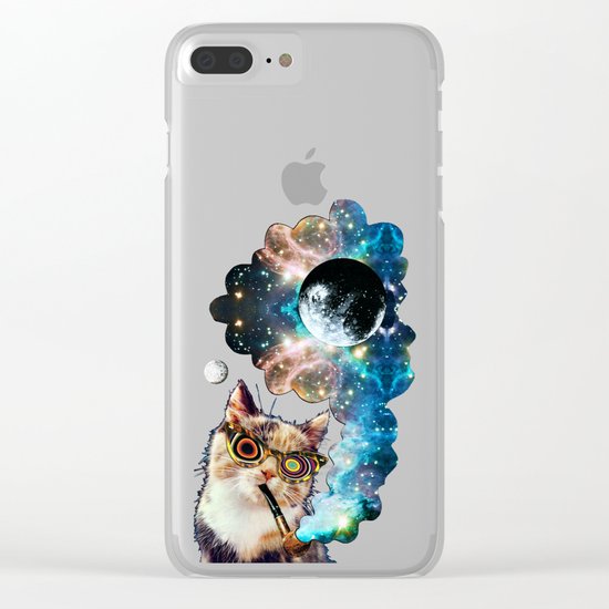 High Cat Clear iPhone Case