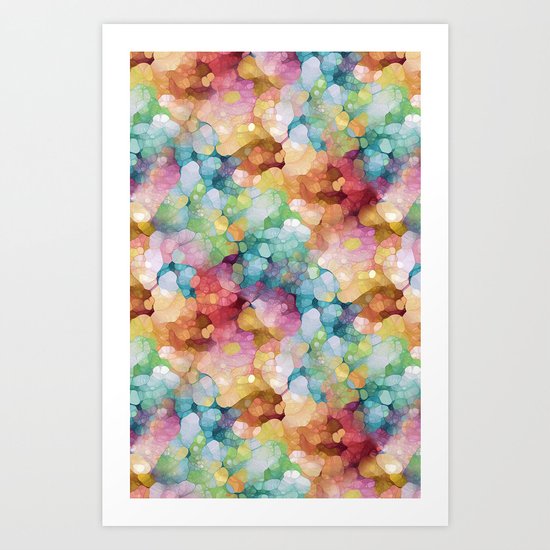 Candy Colors Art Print