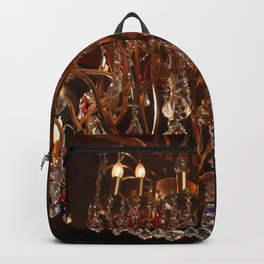 Chandelier Backpack | Candle, Bulb, Interior, Photo, Beautiful, Chandelier, Crystal, Glass, Metal, Big 
