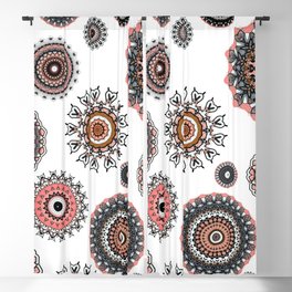 Multi Mini Mandalas Blackout Curtain