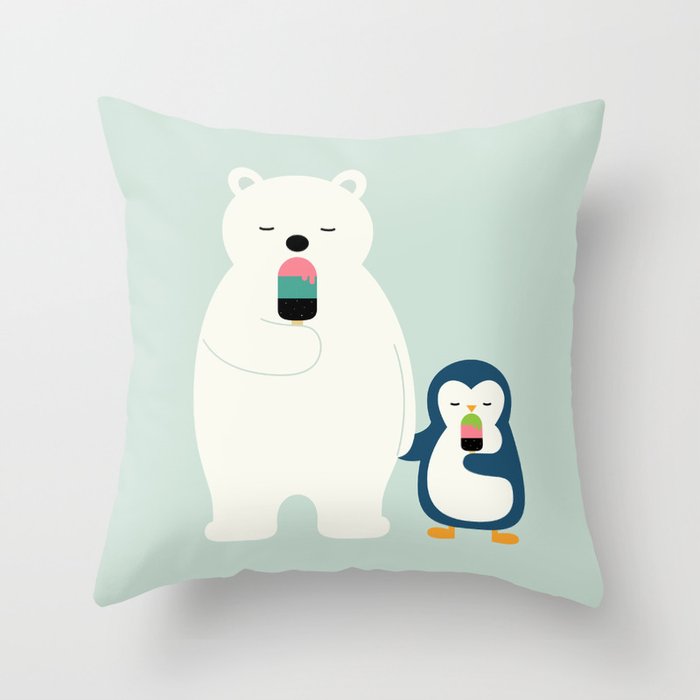 Stay Cool Throw Pillow