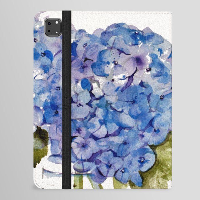 Hydrangea painting iPad Folio Case
