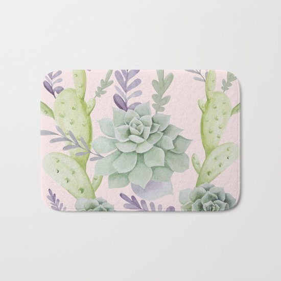 Cacti Bath Mat