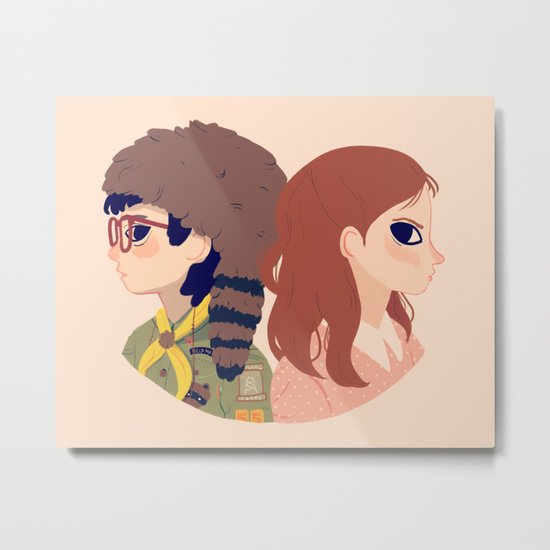 Sam and Suzy Metal Print