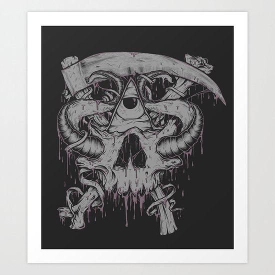 Sickle & Bone Art Print