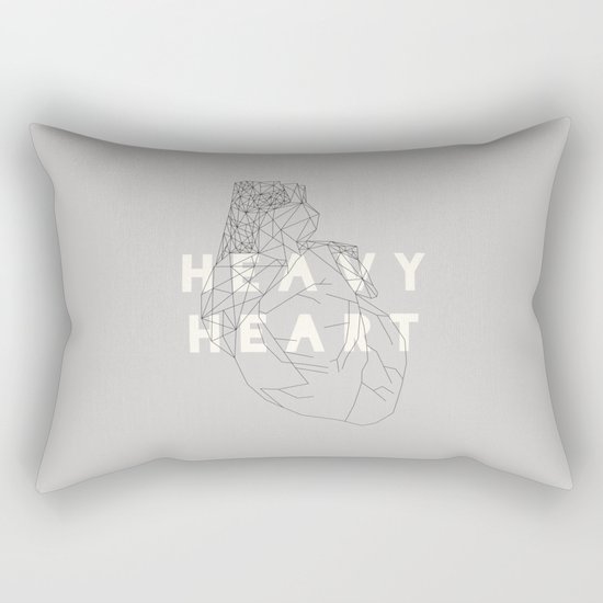 Heavy Heart Rectangular Pillow