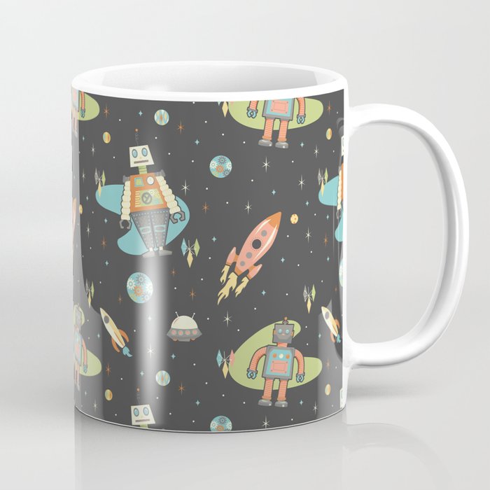 Robots in Space Coffee Mug