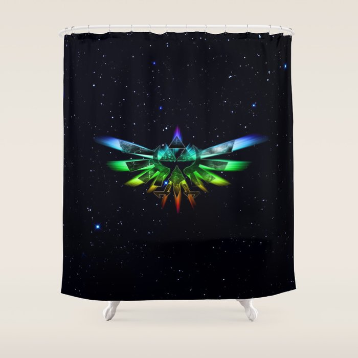 Legend Of Zelda Triforce Shower Curtain By Bahytamir Society6 Legend Of Zelda Triforce Shower Curtain