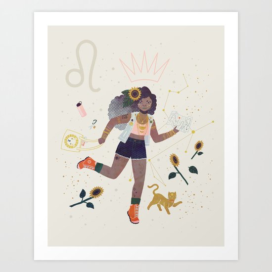 Leo Art Print