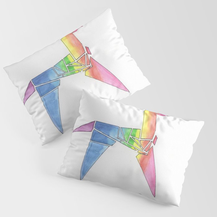 Origami Unicorn - Blade Runner Pillow Sham