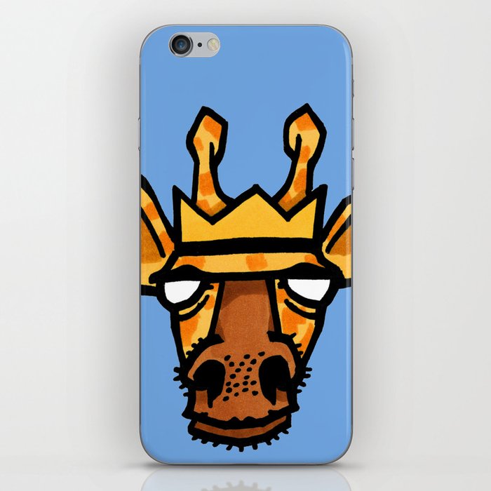 king giraffe iPhone Skin
