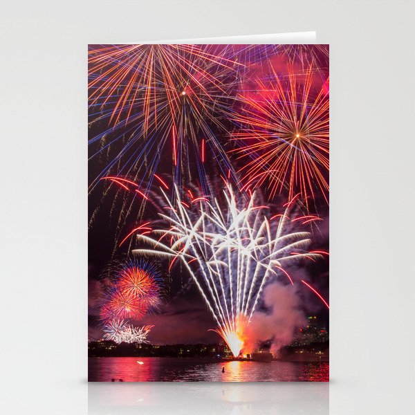 Fireworks on Sydney Harbour Stationery Cards