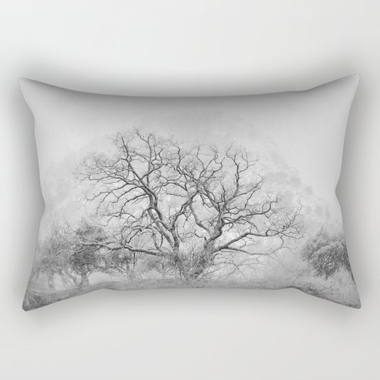 "King Mountain" Monochrome. Rectangular Pillow