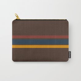 Retro trio on brown 2 Carry-All Pouch