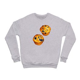 Blueberry Muffin Pattern Crewneck Sweatshirt