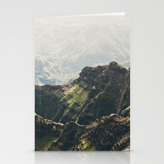 Hawaii Green Stationery Cards