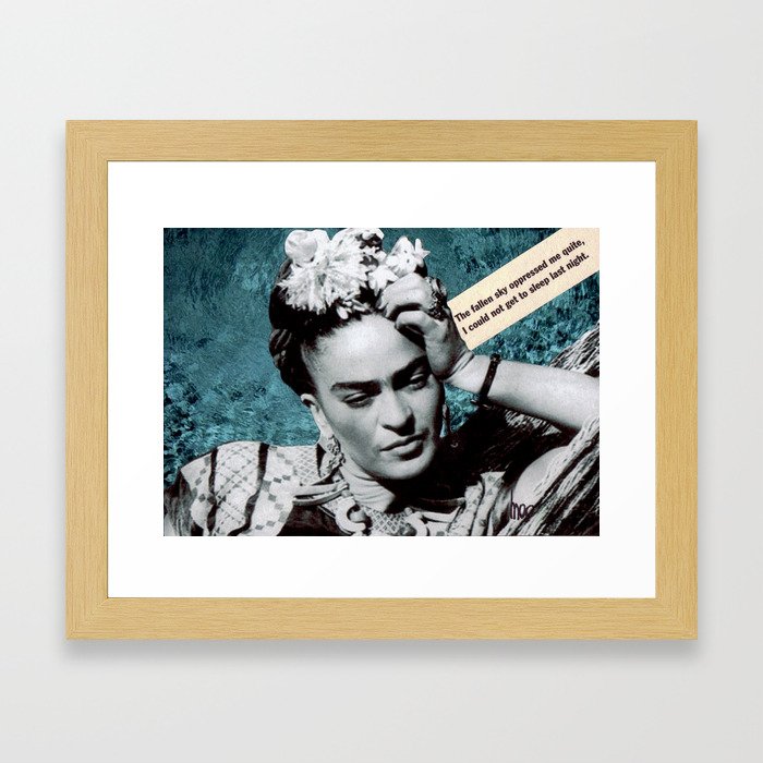 Tribute to Frida Kahlo #26 Framed Art Print