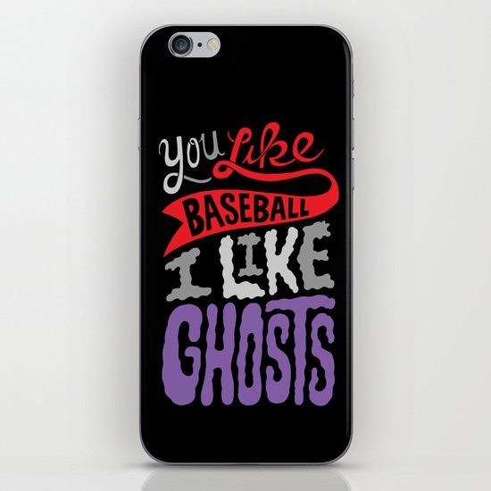 Baseball, Ghosts iPhone & iPod Skin