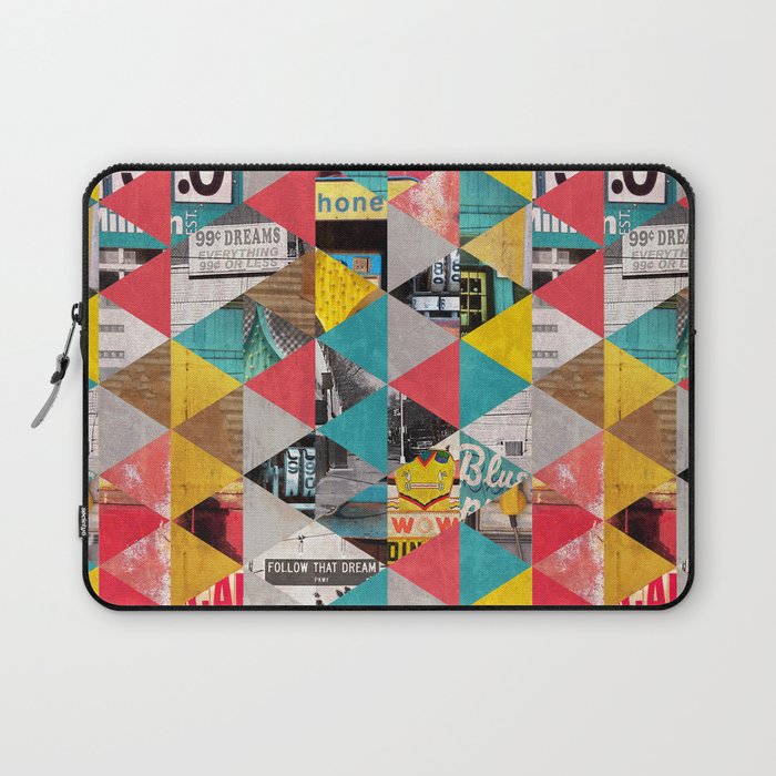 Abstract Collage Laptop Sleeve