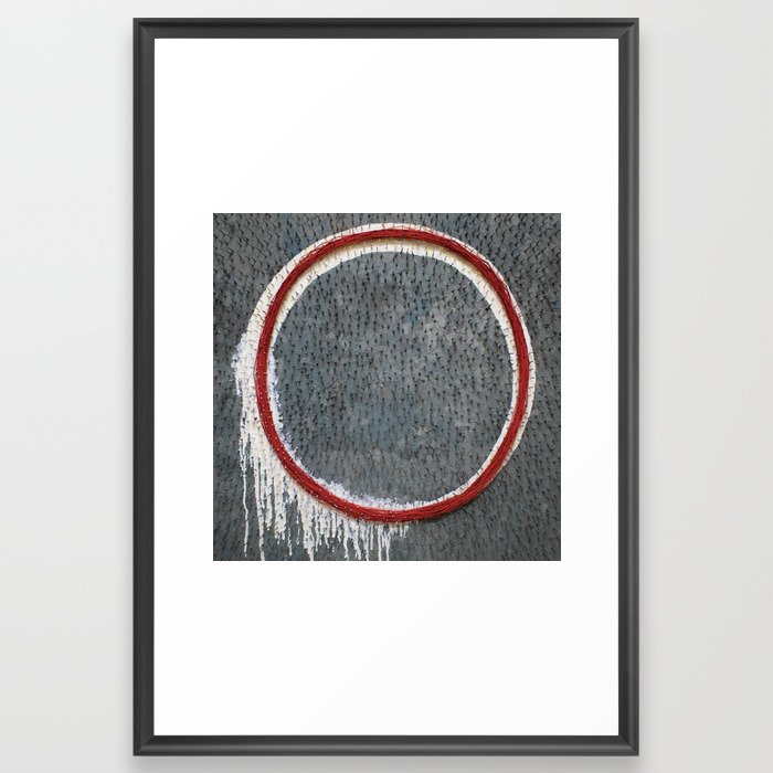 Circle Framed Art Print
