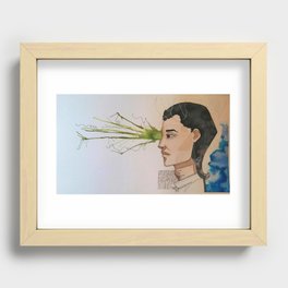 start at the end. Recessed Framed Print