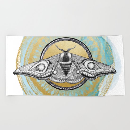 Blue Luna Beach Towel