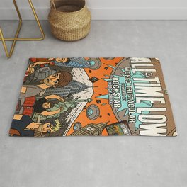 all time low world tour Rug