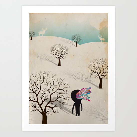 p a e s a g g i o i n v e r n a l e Art Print