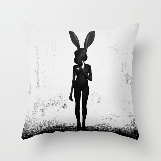 Lepus Throw Pillow