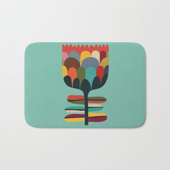 Flower Poet Bath Mat