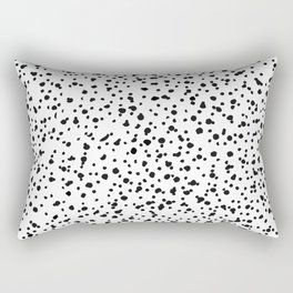 dalmatian print- black and white Rectangular Pillow