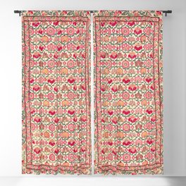 Vintage India Embroidered Textile, 17th Century Blackout Curtain