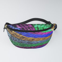 Psychedelic Rainbow Fanny Pack