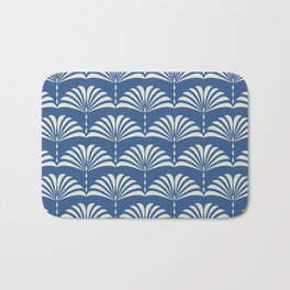 Japanese Ornate Art Deco Fan Pattern Bath Mat