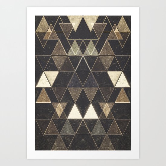 Triangles XXVII Art Print