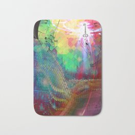 The Key of the Goddess Bath Mat | Graphicdesign, Rainbow, Pleiadian, Consciousness, Galacticfederation, Arcturian, Gaia, Angel, Archangel, Extraterrestrial 