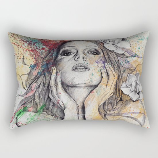 The Withering Spring Rectangular Pillow