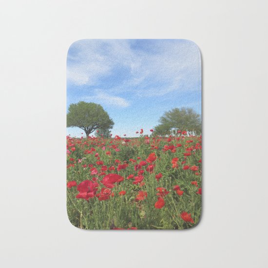 Poppy Field Bath Mat