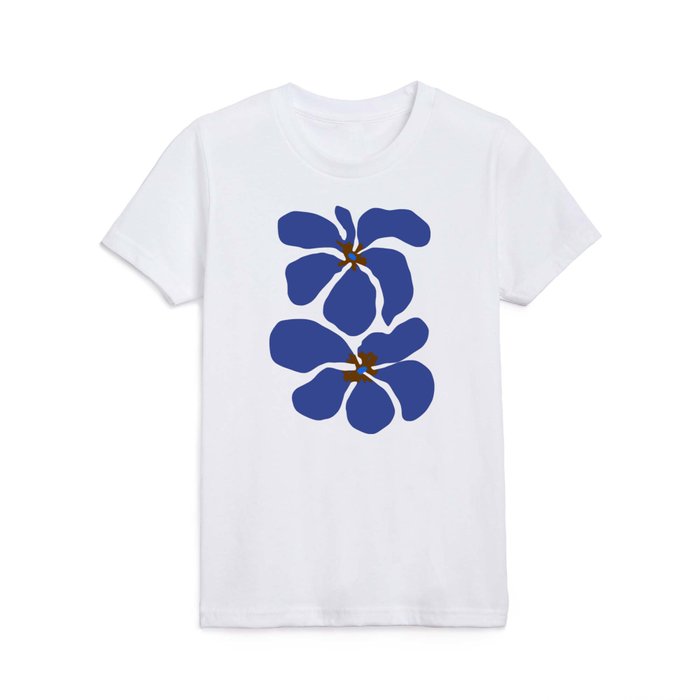 Abstraction_PURPLE_FLORAL_BLOOM_BLOSSOM_LOVE_POP_0118P Kids T Shirt