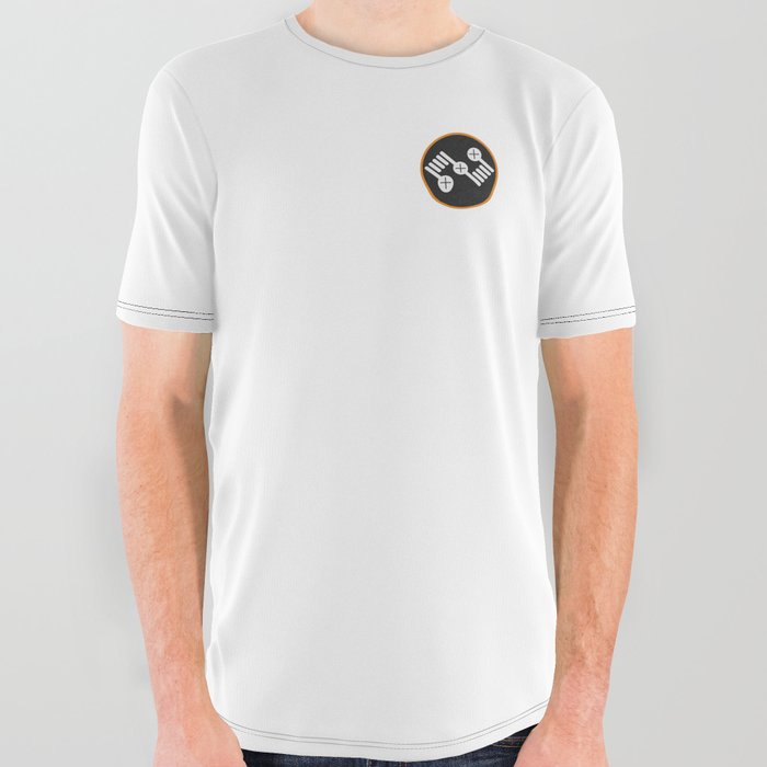 Vape coil icon All Over Graphic Tee
