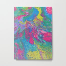Artwork_035 - jessie.does.art Metal Print | Rainbowart, Abstractpainting, Painting, Acrylic, Colorfulhomedecor, Magentahomedecor, Contemporaryart 