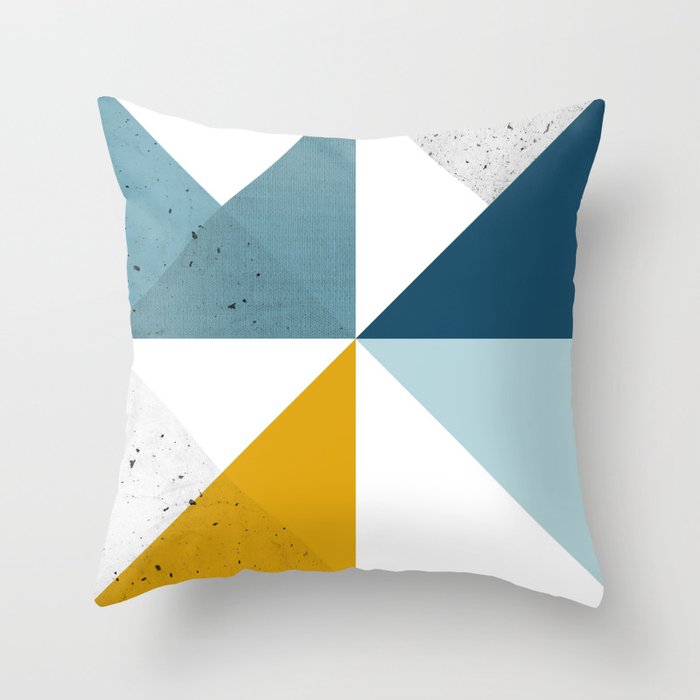 Modern Geometric 18 Throw Pillow