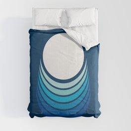 Ocean Crescent Comforter