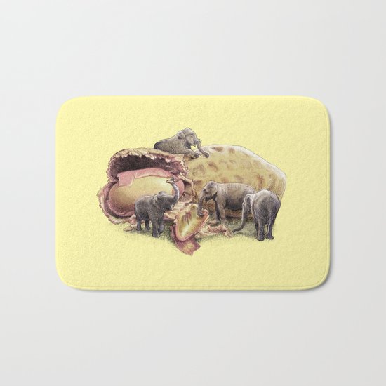 Elephant's Paradise (colour option) Bath Mat