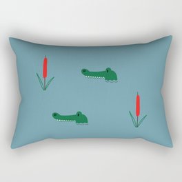Alligator Brothers Rectangular Pillow